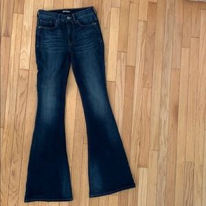 Express Bell Flare High-Rise Jeans